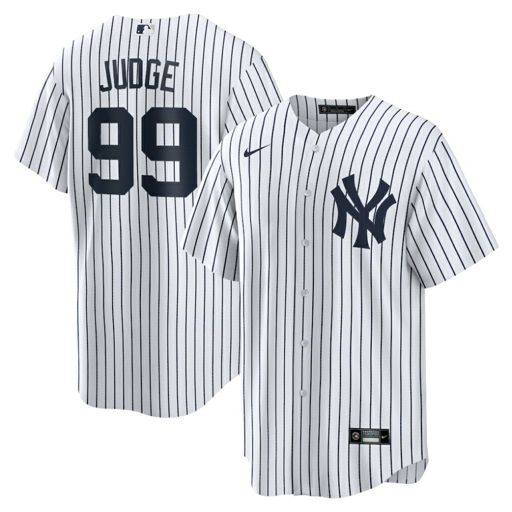 MLB Aaron Judge New York Yankees Nike Home Replica Player Name Jersey - White