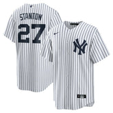 MLB Giancarlo Stanton New York Yankees Nike Home Replica Player Name Jersey - White