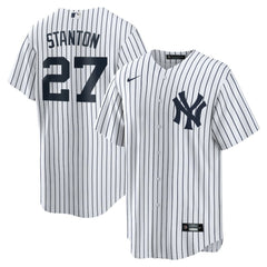 MLB Giancarlo Stanton New York Yankees Nike Home Replica Player Name Jersey - White