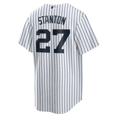 MLB Giancarlo Stanton New York Yankees Nike Home Replica Player Name Jersey - White