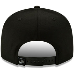 Los Angeles Dodgers New Era Monochrome Logo Elements 9FIFTY Adjustable Snapback Hat - Black Hats