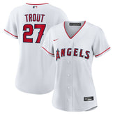 MLB Mike Trout Los Angeles Angels Nike Women's Home Replica Player Jersey - White