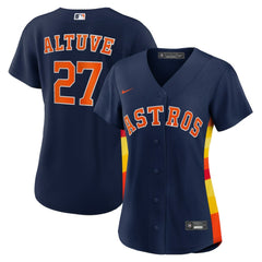 MLB Jose Altuve Houston Astros Nike Women's Alternate Replica Player Jersey - Navy
