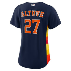 MLB Jose Altuve Houston Astros Nike Women's Alternate Replica Player Jersey - Navy