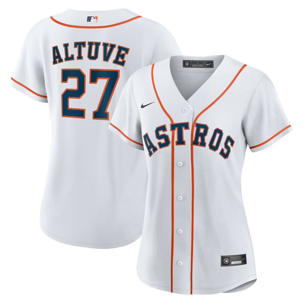 MLB Jose Altuve Houston Astros Nike Women's Home Replica Player Jersey - White