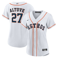 MLB Jose Altuve Houston Astros Nike Women's Home Replica Player Jersey - White