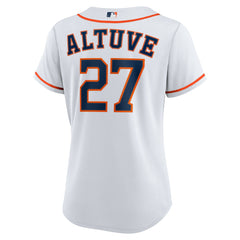 MLB Jose Altuve Houston Astros Nike Women's Home Replica Player Jersey - White