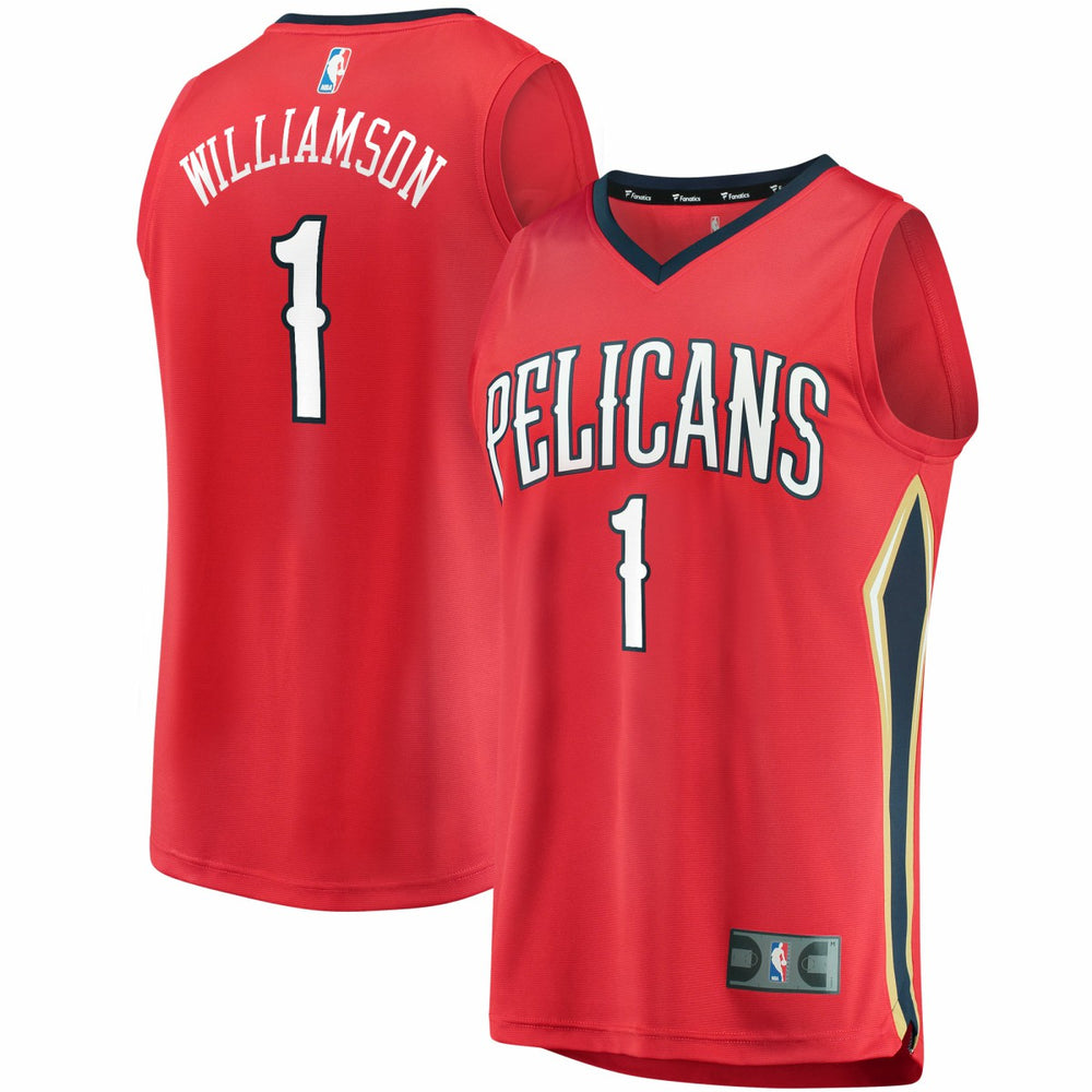NBA Zion Williamson New Orleans Pelicans Replica Fast Break Jersey Red - Statement Edition