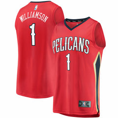 NBA Zion Williamson New Orleans Pelicans Replica Fast Break Jersey Red - Statement Edition