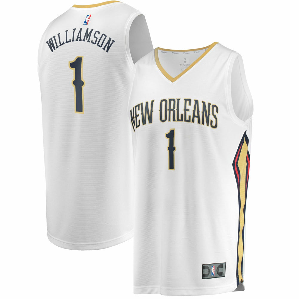 NBA Zion Williamson New Orleans Pelicans Replica Fast Break Jersey White - Association Edition
