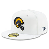 Los Angeles Rams New Era Historic Omaha 59FIFTY Fitted Hat White
