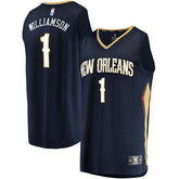 NBA Zion Williamson New Orleans Pelicans Youth Replica Fast Break Jersey Navy - Icon Edition