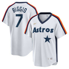 MLB Craig Biggio Houston Astros Nike Home Cooperstown Collection Logo Player Jersey - White
