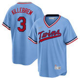 MLB Harmon Killebrew Minnesota Twins Nike Road Cooperstown Collection Player Jersey - Light Blue