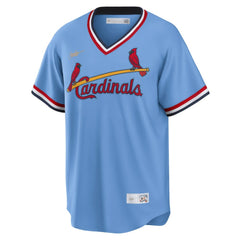MLB Ozzie Smith St. Louis Cardinals Nike Road Cooperstown Collection Player Jersey - Light Blue