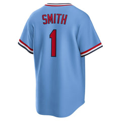 MLB Ozzie Smith St. Louis Cardinals Nike Road Cooperstown Collection Player Jersey - Light Blue