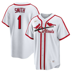 MLB Ozzie Smith St. Louis Cardinals Nike Home Cooperstown Collection Player Jersey - White