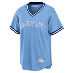 MLB George Brett Kansas City Royals Nike Road Cooperstown Collection Player Jersey - Light Blue