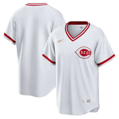 MLB Cincinnati Reds Nike Home Cooperstown Collection Team Jersey - White