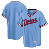 MLB Minnesota Twins Nike Road Cooperstown Collection Team Jersey - Light Blue