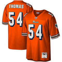 NFL Zach Thomas Miami Dolphins Legacy Replica Jersey - Orange for sale