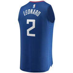 NBA Kawhi Leonard LA Clippers Fast Break Replica Jersey Blue - Icon Edition