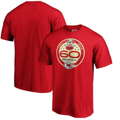 Kansas City Chiefs 60th Season Logo T-Shirt Red
