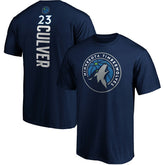 Jarrett Culver Minnesota Timberwolves Playmaker Name & Number Logo T-Shirt Navy