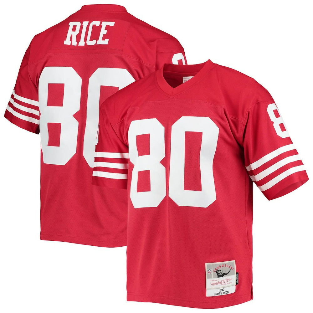 NFL Jerry Rice San Francisco 49ers Legacy Replica Jersey - Scarlet sale