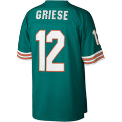 NFL Bob Griese Miami Dolphins Legacy Replica Jersey - Aqua for sale