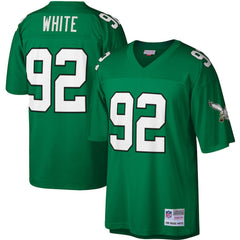 Reggie White Philadelphia Eagles Legacy Replica Jersey Kelly Green