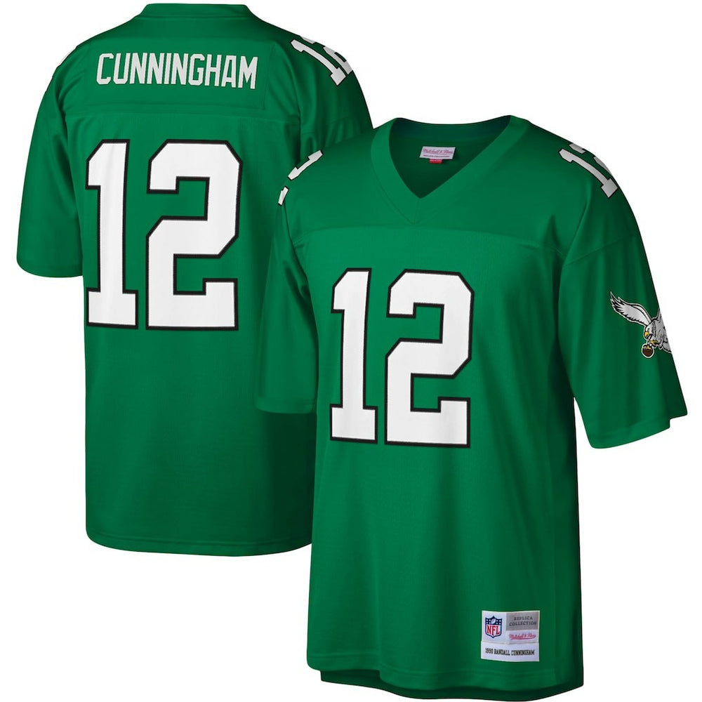 NFL Randall Cunningham Philadelphia Eagles Legacy Replica Jersey - Kelly Green sale