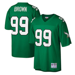 Jerome Brown Philadelphia Eagles Legacy Replica Jersey Kelly Green
