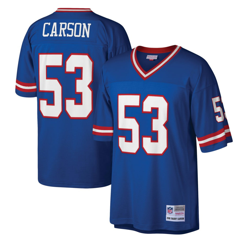 NFL Harry Carson New York Giants Legacy Replica Jersey - Royal discount