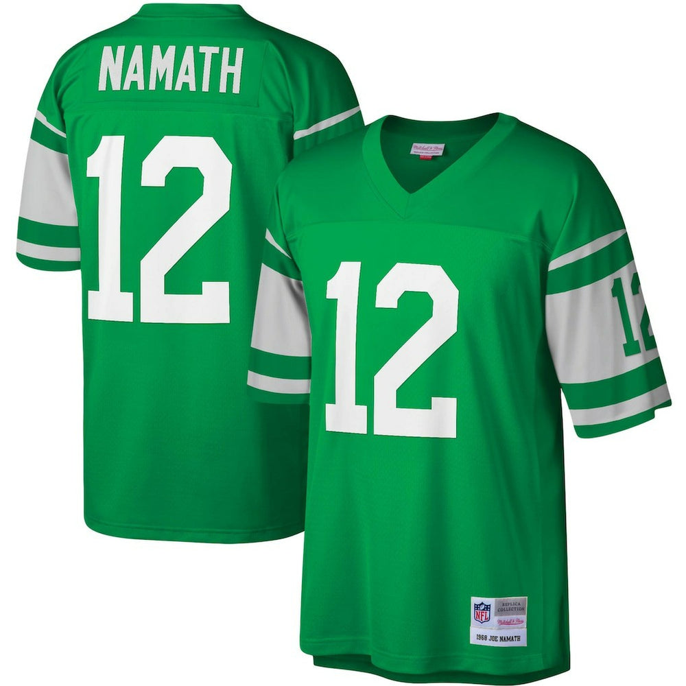 NFL Joe Namath New York Jets Legacy Replica Jersey - Kelly Green cheap
