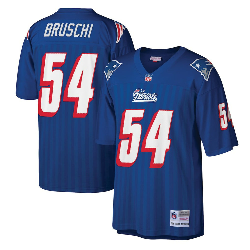 NFL Tedy Bruschi New England Patriots Legacy Replica Jersey - Royal discount