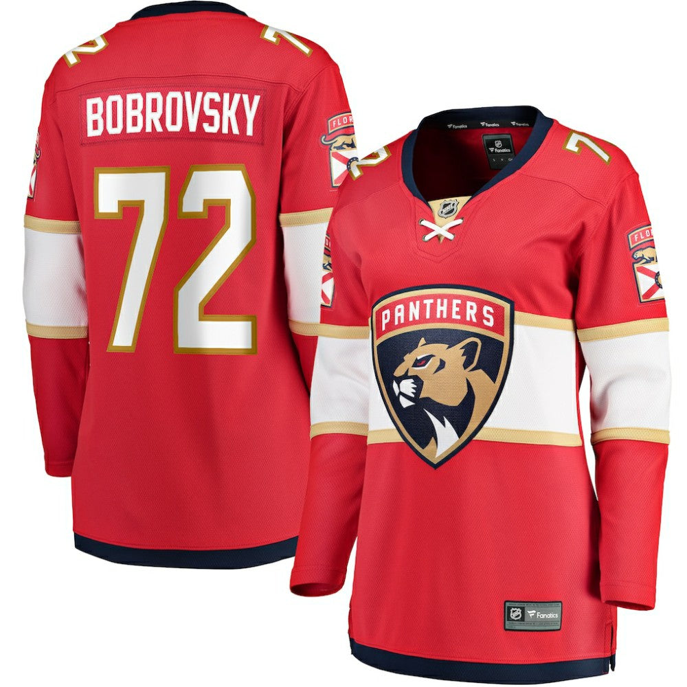 NHL Sergei Bobrovsky Florida Panthers Fanatics Women's Home Breakaway Jersey - Red