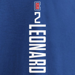 Kawhi Leonard LA Clippers Playmaker Name & Number T-Shirt Blue