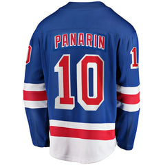 NHL Artemi Panarin New York Rangers Fanatics Home Breakaway Player Jersey - Blue