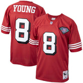 NFL Steve Young San Francisco 49ers 1994 Authentic Throwback Retired Player Jersey - Scarlet outlet
