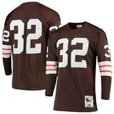 NFL Jim Brown Cleveland Browns 1964 Authentic Throwback Retired Player Jersey - Brown discount
