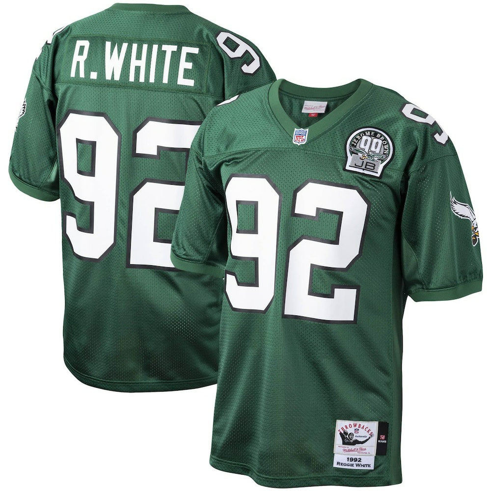 NFL Reggie White Philadelphia Eagles Authentic Throwback Retired Player Jersey - Green for sale