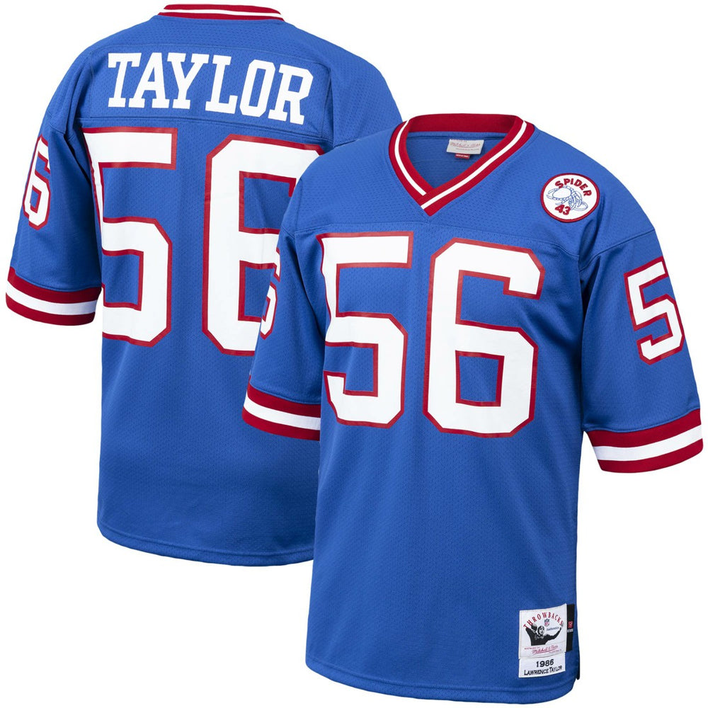 NFL Lawrence Taylor New York Giants 1986 Authentic Throwback Retired Player Jersey - Royal outlet