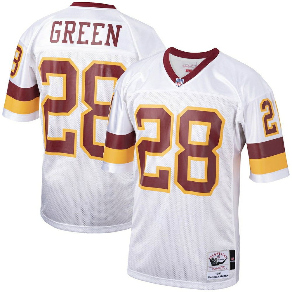 NFL Darrell Green Washington Football Team 1991 Authentic Throwback Retired Player Jersey - White cheap