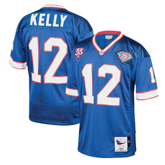 NFL Jim Kelly Buffalo Bills 1994 Authentic Throwback Retired Player Jersey - Royal sale