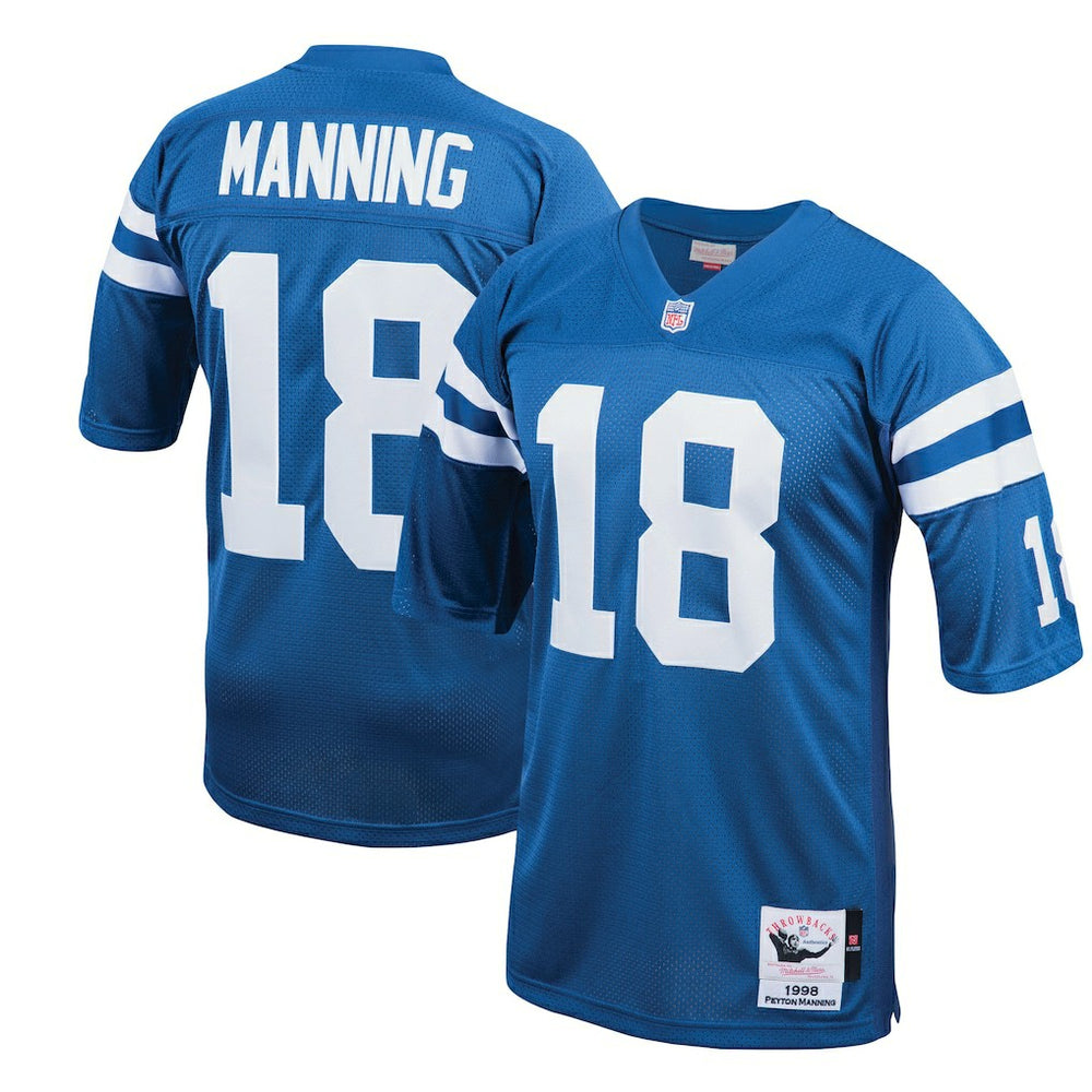NFL Peyton Manning Indianapolis Colts 1998 Authentic Throwback Retired Player Jersey - Royal online