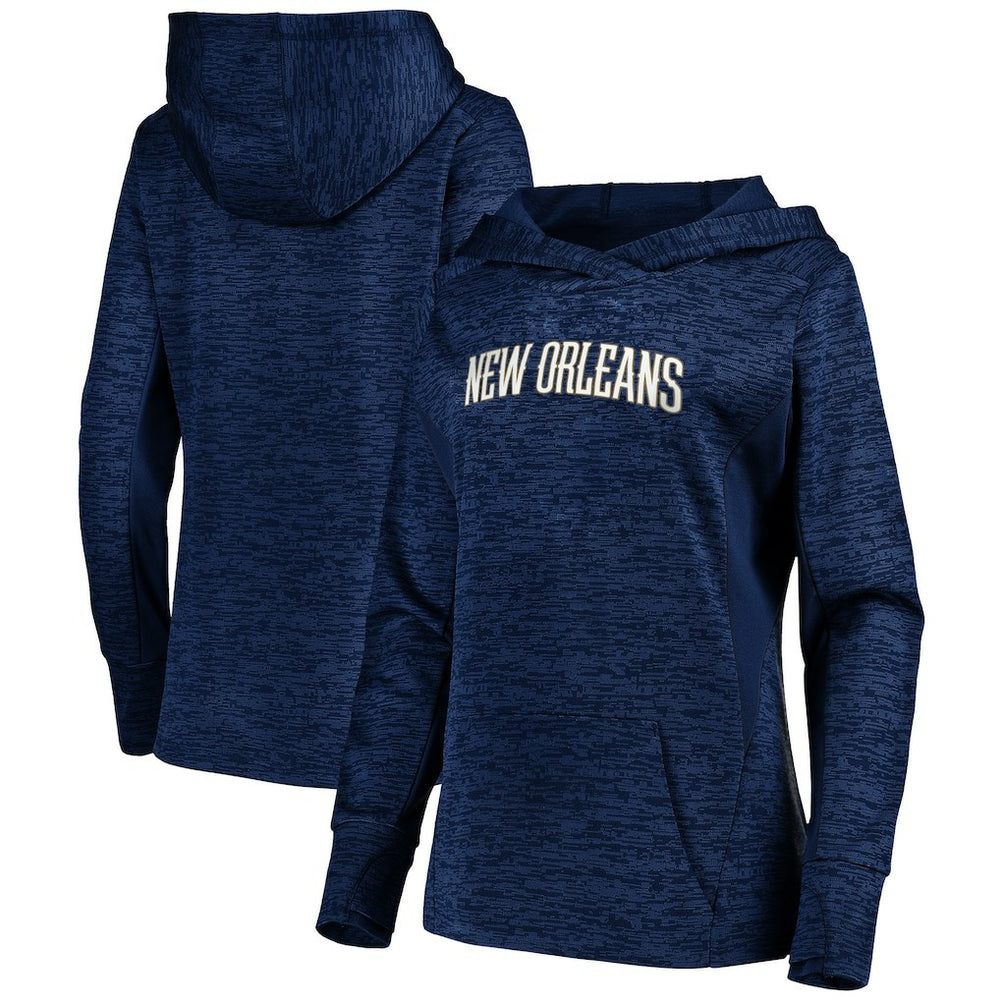 New Orleans Pelicans Women's Showtime Done Better Pullover Hoodie Navy