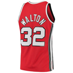 NBA Bill Walton Portland Trail Blazers 1976/77 Hardwood Classics Swingman Jersey - Red