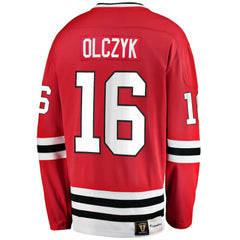 NHL Eddie Olczyk Chicago Blackhawks Fanatics Premier Breakaway Retired Player Jersey - Red