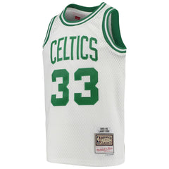 NBA Larry Bird Boston Celtics Youth 1985-86 Hardwood Classics Swingman Throwback Jersey - White